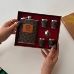 هیپ شات ۴ تایی استیل با روکش چرمی