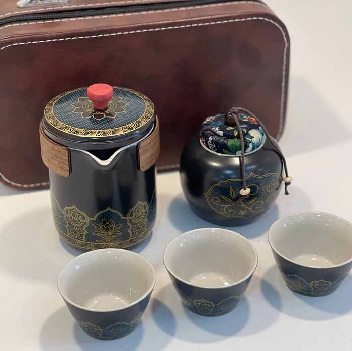 ست دمنوش چینی طرح سنتی