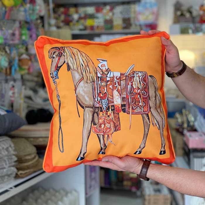 کاور کوسن طرح دار دو رو