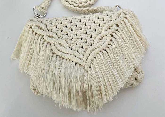 کیف مکرومه بافی