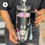 ماگ تامبلر استنلی طرح لبوبو با پک اورجینال