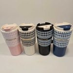 تراول ماگ 600 میل سیتارایوری طرح کلاسیک houndstooth