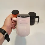 تراول ماگ دماسنج‌دار ۴۳۰ میل صورتی