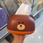 جعبه دستمال فانتزی طرح خرسی